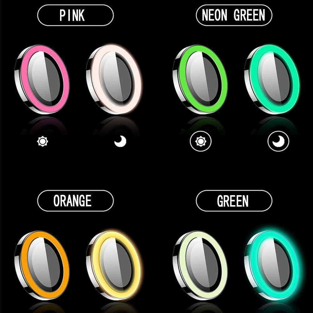 Generic Glow in The Dark iPhone 16 Plus Camera Lens Protector White