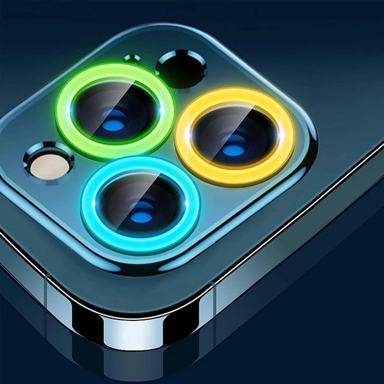 Generic Glow in The Dark iPhone 16 Plus Camera Lens Protector White