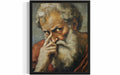 Aj decor Michelangelo Bathroom Wall Art Print Poster 8x10 Unframed