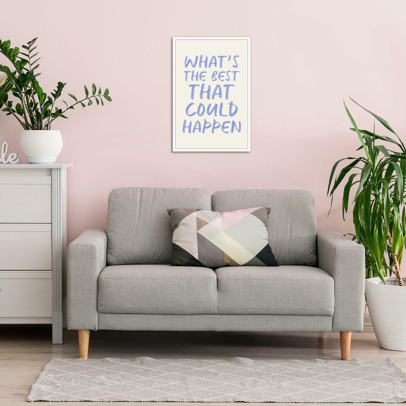 HQPCNGZ Retro Psychology Quotes Poster Canvas Multi 005 12x16in Unframed