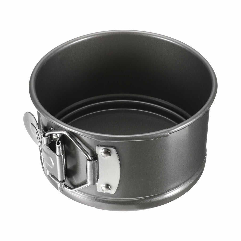 uxcell 4 Inch Nonstick Springform Pan Removable Bottom Leakproof Black 1pcs