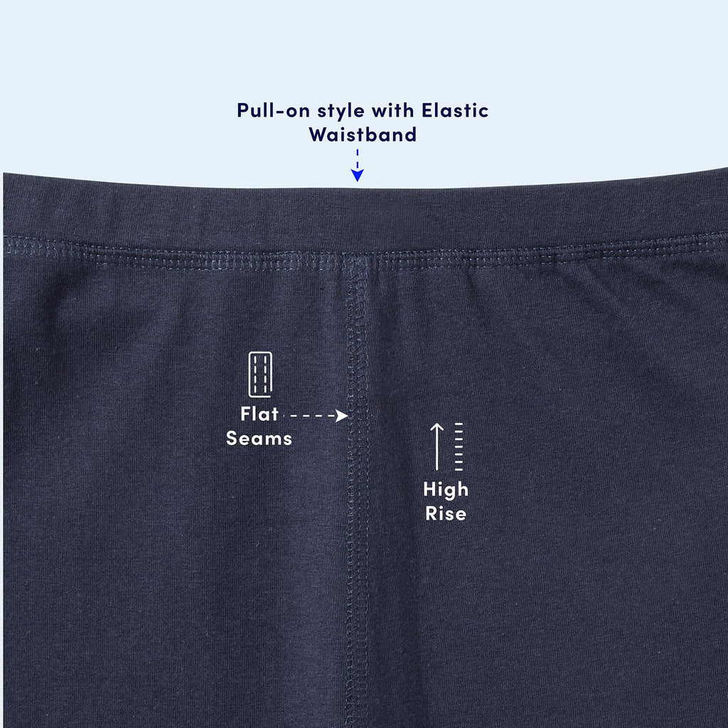 French Toast Girls Adaptive Skinny Pant Leggings Pull-Up Lift Loops Navy Size S