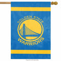 Party Animal NBA Golden State Warriors Premium Banner Flag 28x48 Team Color