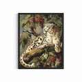 HomeArtPrint Snow Leopard Vintage Poster Art Print 8x10 inches Unframed