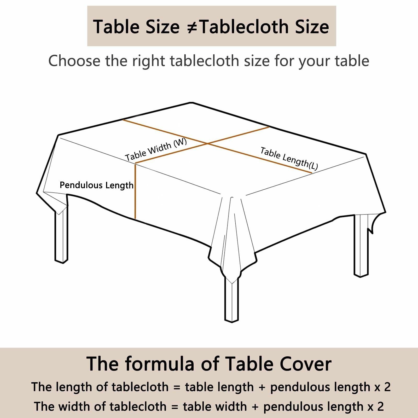 aoselan Halloween Waterproof Tablecloth Skeleton Spider Web 60x102 Inch