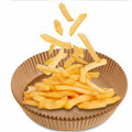 FGTIYOUP 125 Pcs 7.9 Inch Round Air Fryer Liners Silicone Paper Thickened