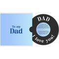 Pawzity Fathers Day Card Vintage 5.3x5.3in Single Red Envelope Dad