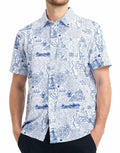 M MAELREG Men’s Floral Button Down Shirt Casual Summer Beach Cruise Top