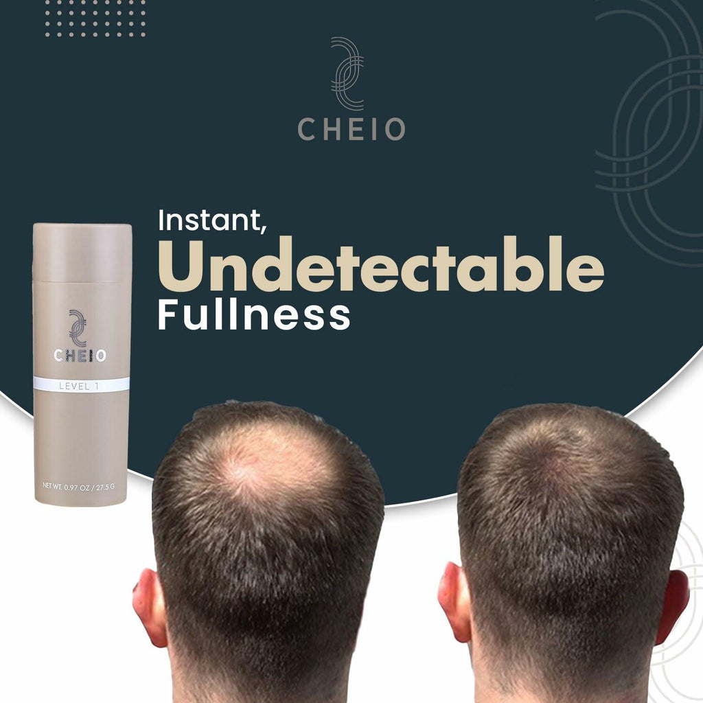 BestBy07/26 Cheio Hair Thickening Fibers 27.5g Level 1 Light Brown Keratin