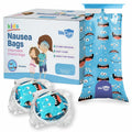 Kids Vomit Bags 5 Pack Disposable Leak Proof Self Sealing Monster Print