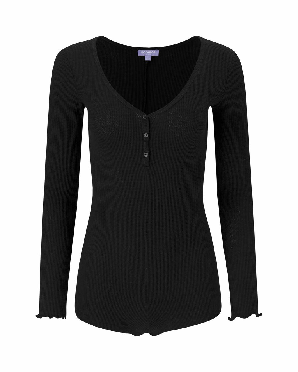 Florence by mills Women's Micro Thermal Romper Black Size X-Small