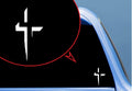 HSC Design Custom Christian Cross Car Decal Sticker Vinyl Art Deco