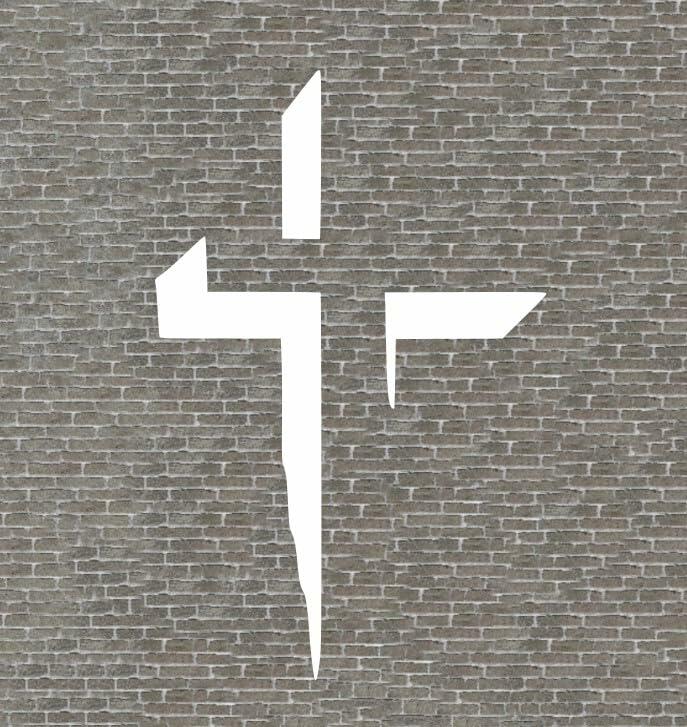 HSC Design Custom Christian Cross Car Decal Sticker Vinyl Art Deco