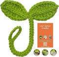 PIDELIGHT Handmade Knitted Crochet Leaf Sprout Multi-Functional Accessory