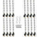 VOVOV 16 Pack 20" Clear K9 Optical Crystal Chandelier Pendants Beads