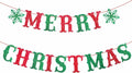 TeePolly Merry Christmas Banner Party Supplies Whoville Xmas Decorations