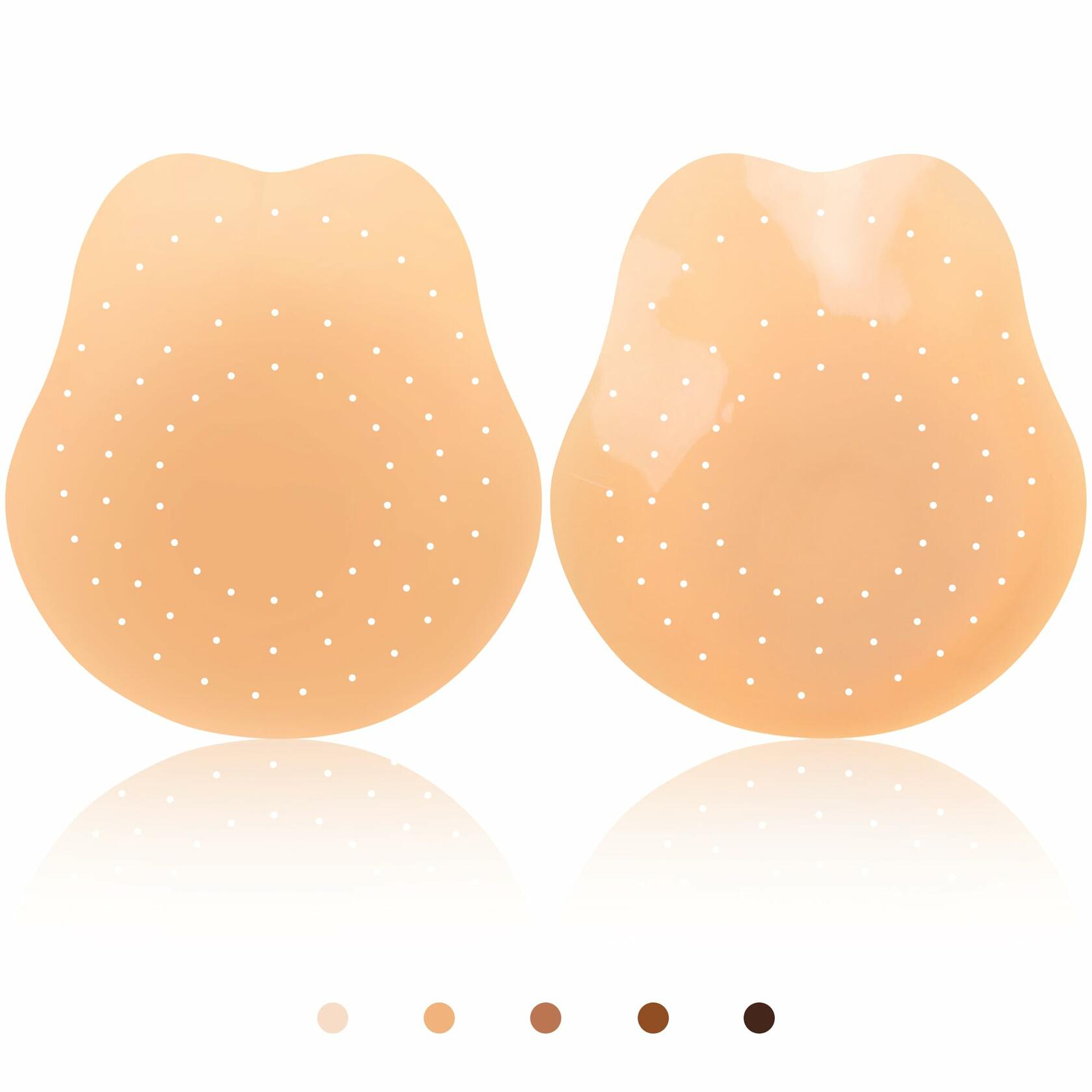 Niidor Rabbit Silicone Nipple Covers Lift Breathable 04 Cappuccino Size 11cm