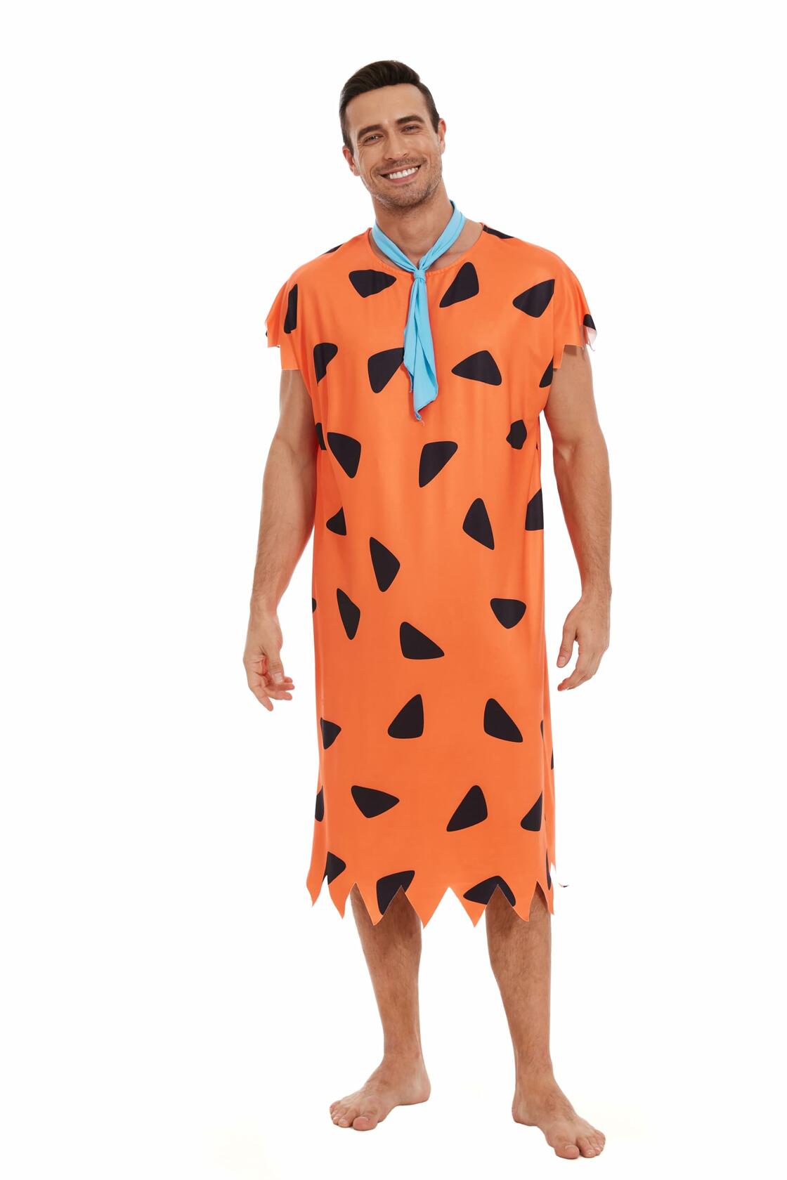 Waist Wow Halloween Adult Couple Costume Orange Size M
