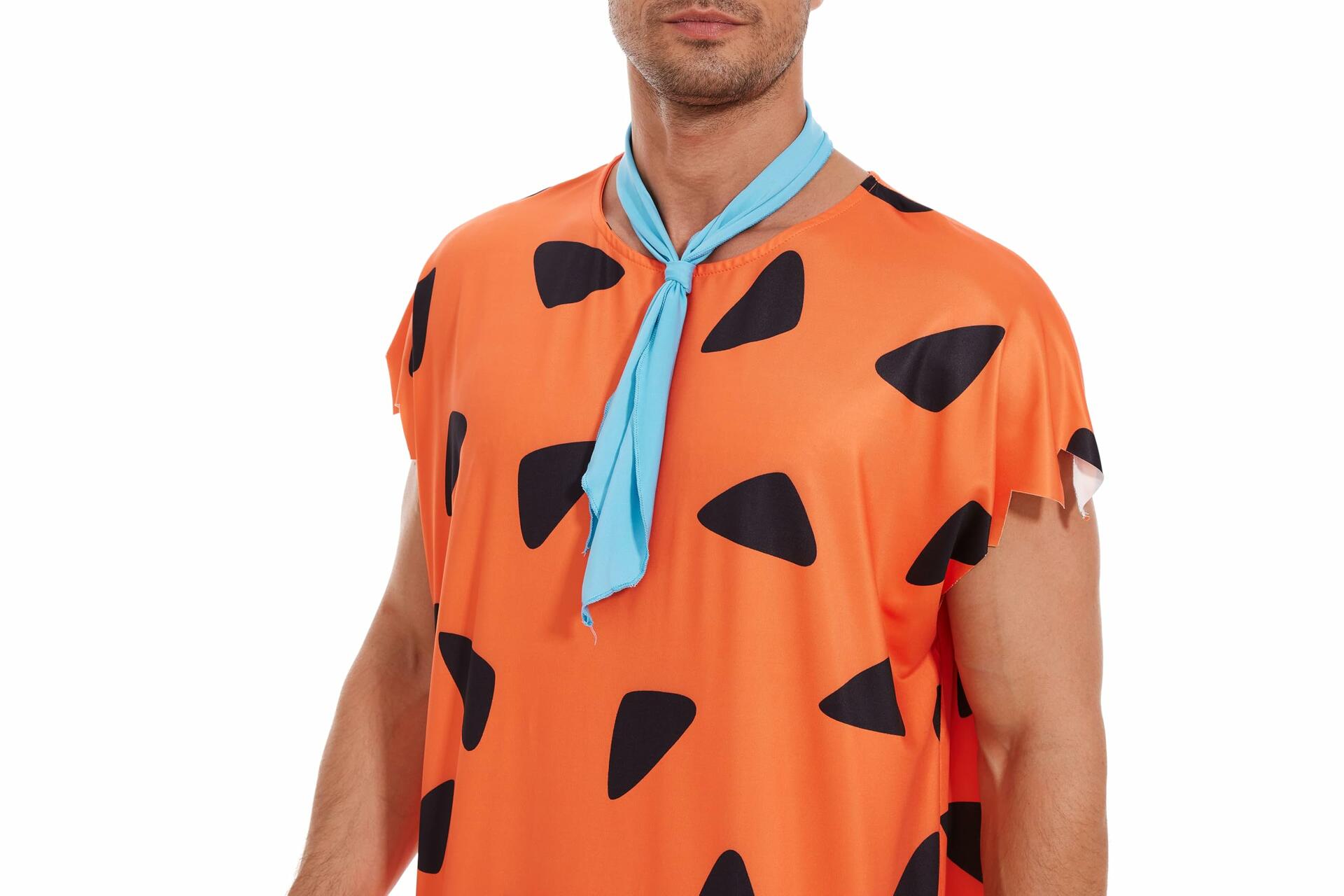 Waist Wow Halloween Adult Couple Costume Orange Size M