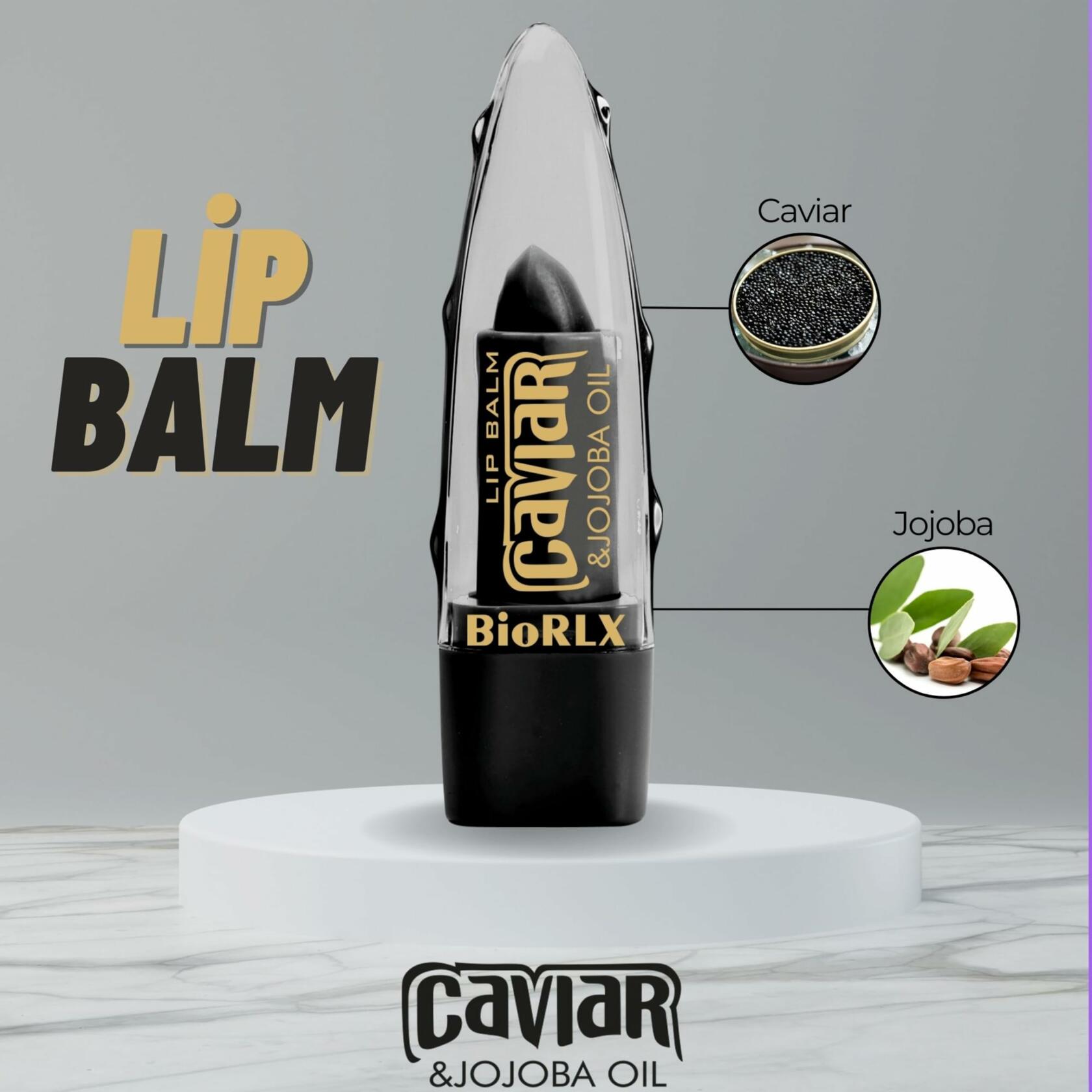 BioRLX Caviar & Jojoba Oil Lip Balm Color-Free 0.12oz Pack of 1