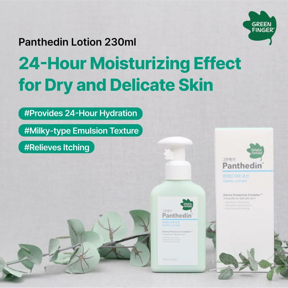 Green Finger Panthedin Lotion 7.8oz Hyaluronic Ceramide Moisturizer EXP 01/27