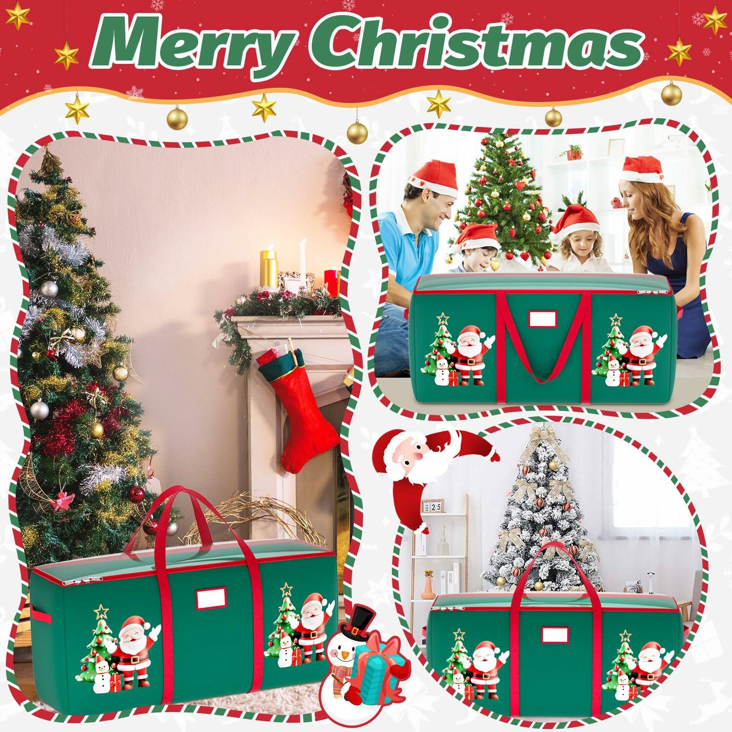 WUPIOS Christmas Tree Storage Bag 7.5FT Waterproof Green 1 Pack