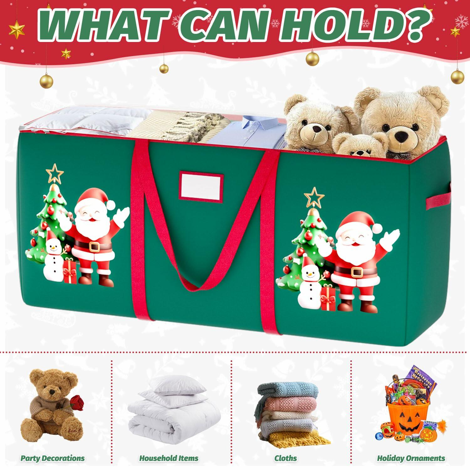 WUPIOS Christmas Tree Storage Bag 7.5FT Waterproof Green 1 Pack