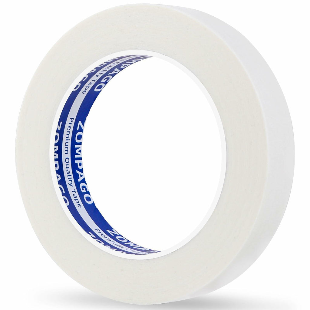 ZOMPAGO Beige Art Tape 0.8in x 164ft Removable Low-Tack Masking Tape