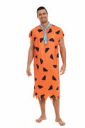 Waist Wow Halloween Adult Couple Costume Cosplay Party Orange Size XL