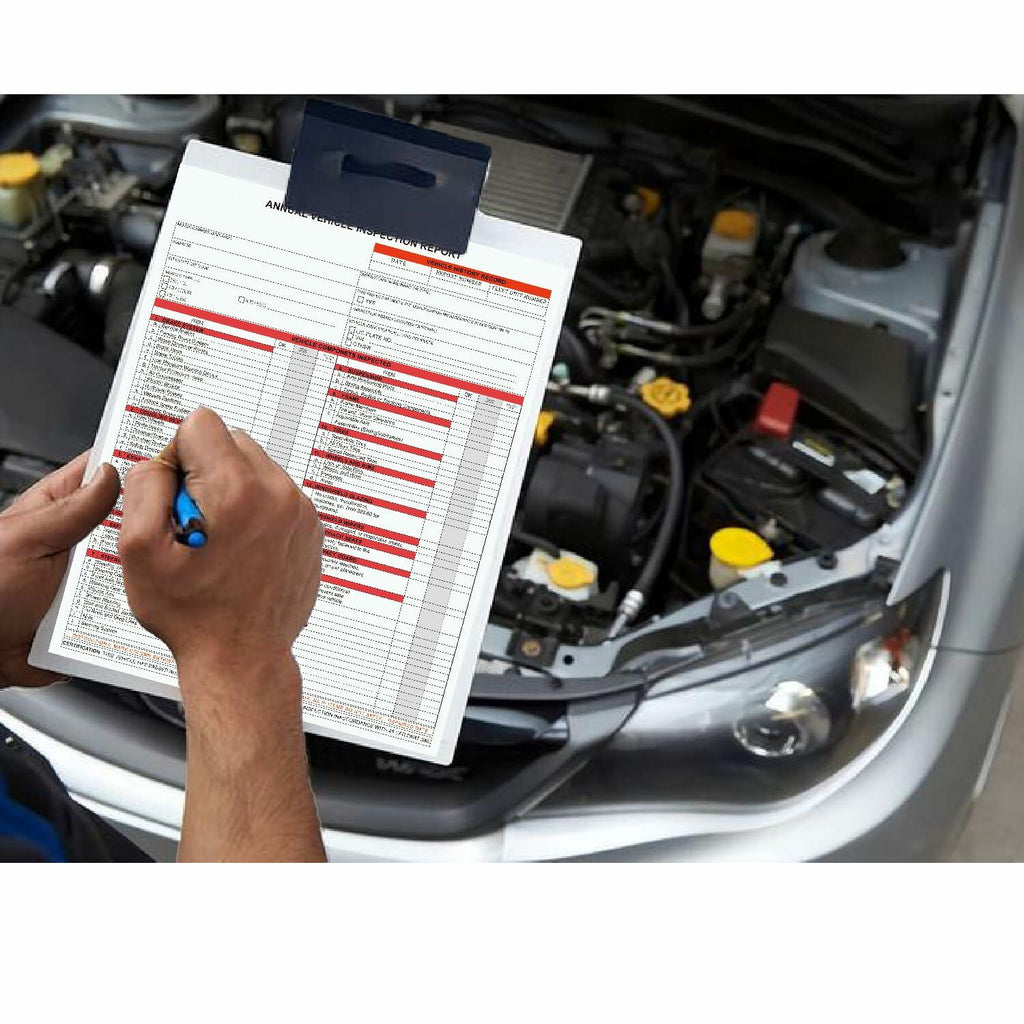 KIKIGO DOT Inspection Forms Annual Vehicle Report 2-Ply 3-Ply Carbonless 15 Pack