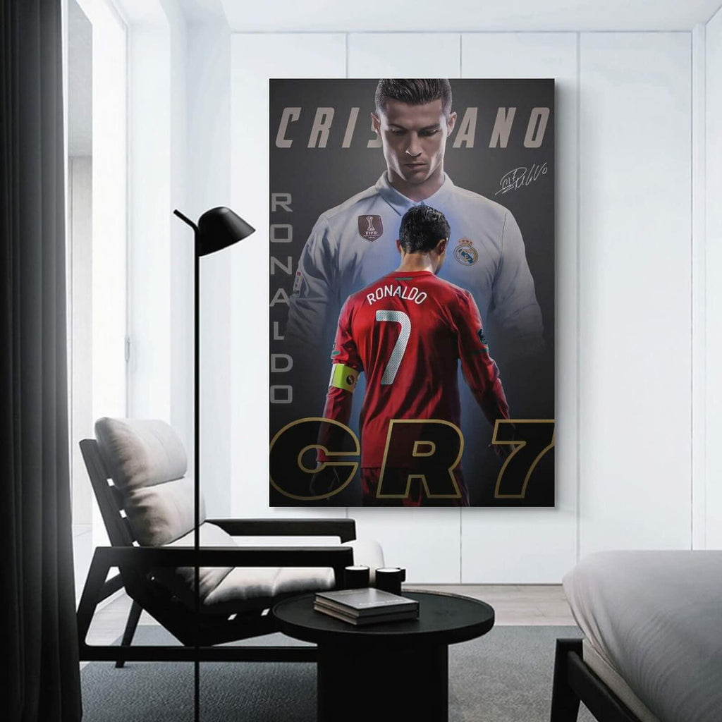 fhzang Kylian Mbappé Canvas Poster Sport Modern 12x18 inches Unframed