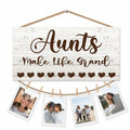 CGBHW Great Aunt Photo Frame Wall Hanging Gift 12x6 Black