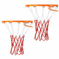 2 Pack Red White Basketball Net 12 Loops Polyester All Weather Durable