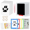 DBIGQ Dog Paw Print Kit Mess-Free Inkless Stamp Pad Medium 4Pack Black
