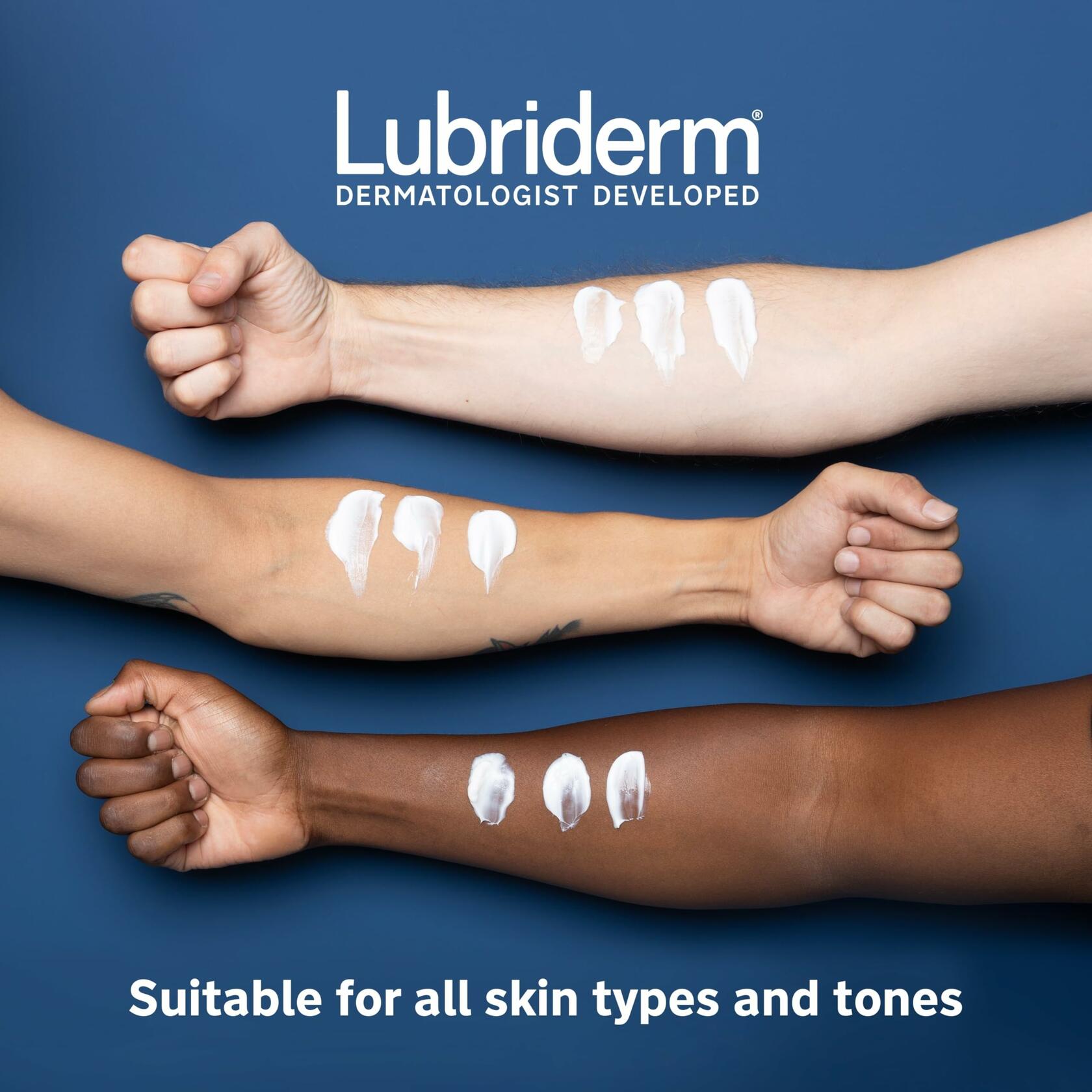 Lubriderm Daily Moisture Lotion Pro-Ceramide Shea Butter Glycerin 24 FL OZ