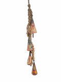 AYLIN OVERSEAS Wind Chime Christmas Bells 17in 4 Stainless Steel Rustic