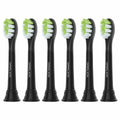 Oralica Whitening Replacement Toothbrush Heads Philips Sonicare 6 Pack Black