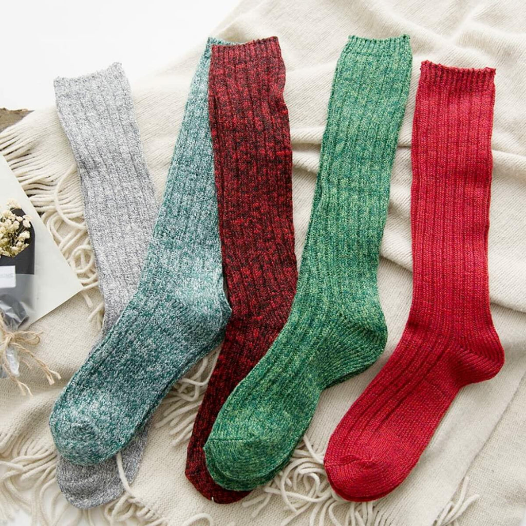 TINTAO Women’s Winter Cable Knit Knee High Boot Socks 3 Pairs Size 5-11 A25