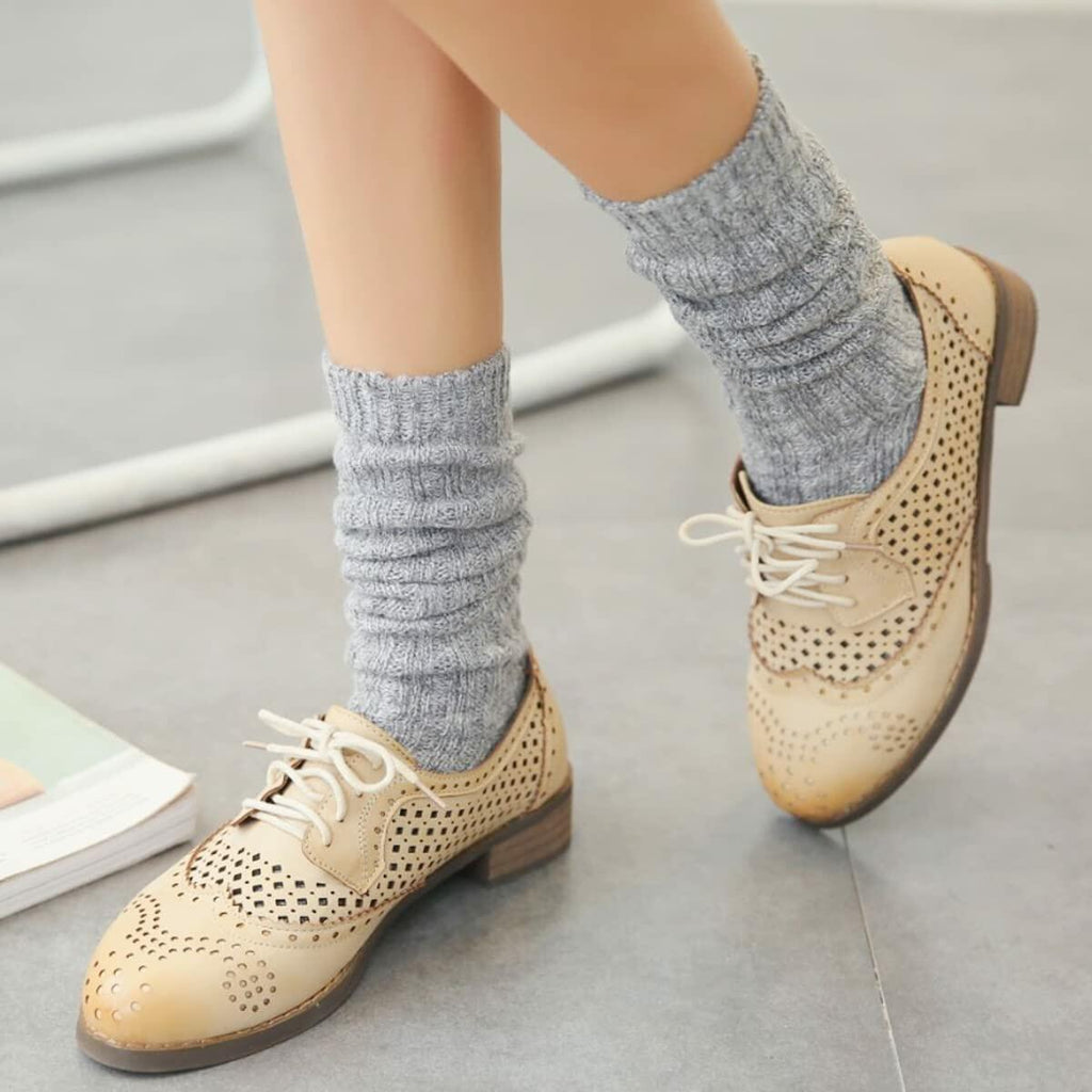 TINTAO Women’s Winter Cable Knit Knee High Boot Socks 3 Pairs Size 5-11 A25