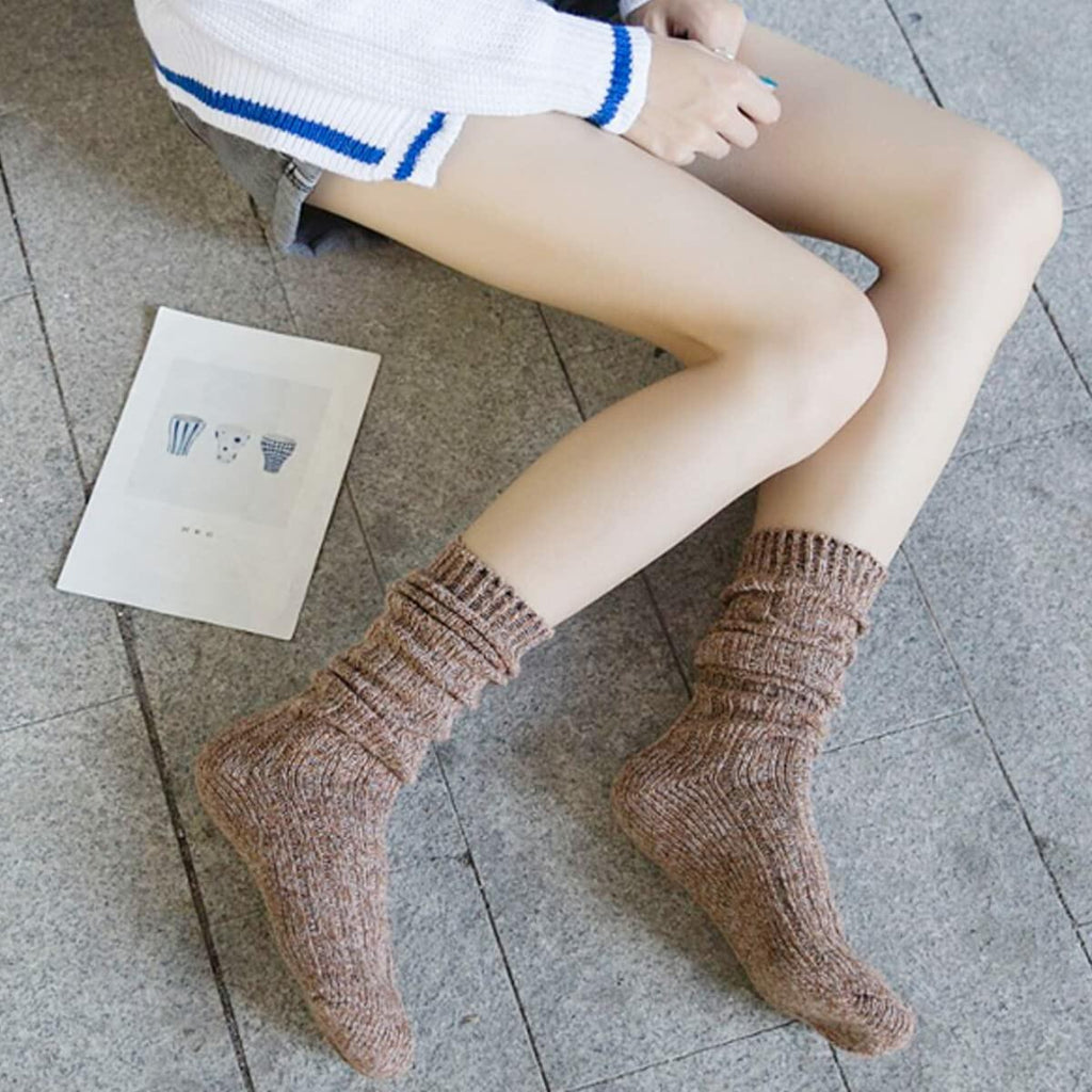TINTAO Women’s Winter Cable Knit Knee High Boot Socks 3 Pairs Size 5-11 A25