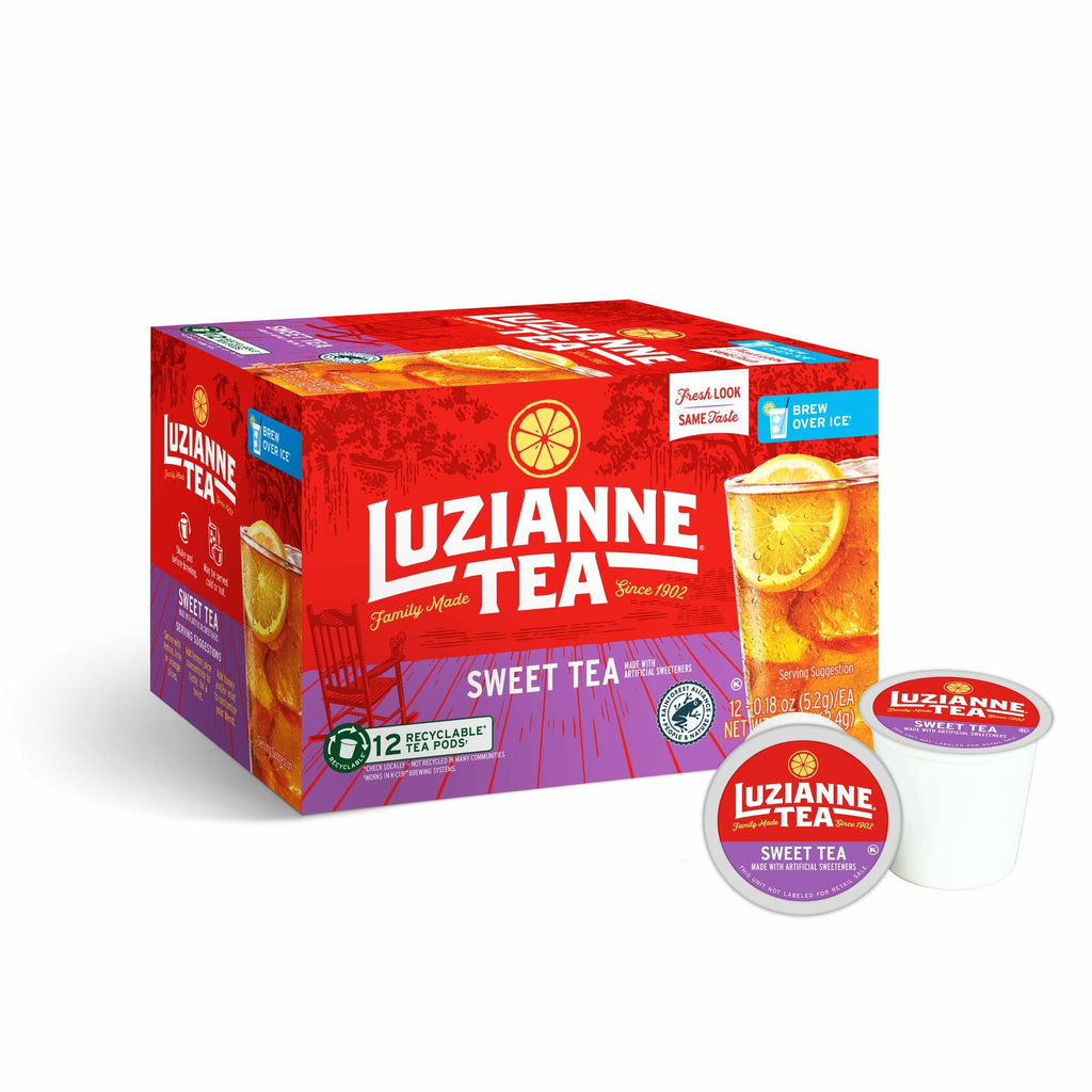BestBy11/25 Luzianne Sweet Iced Tea Single Serve Pods 12ct Box