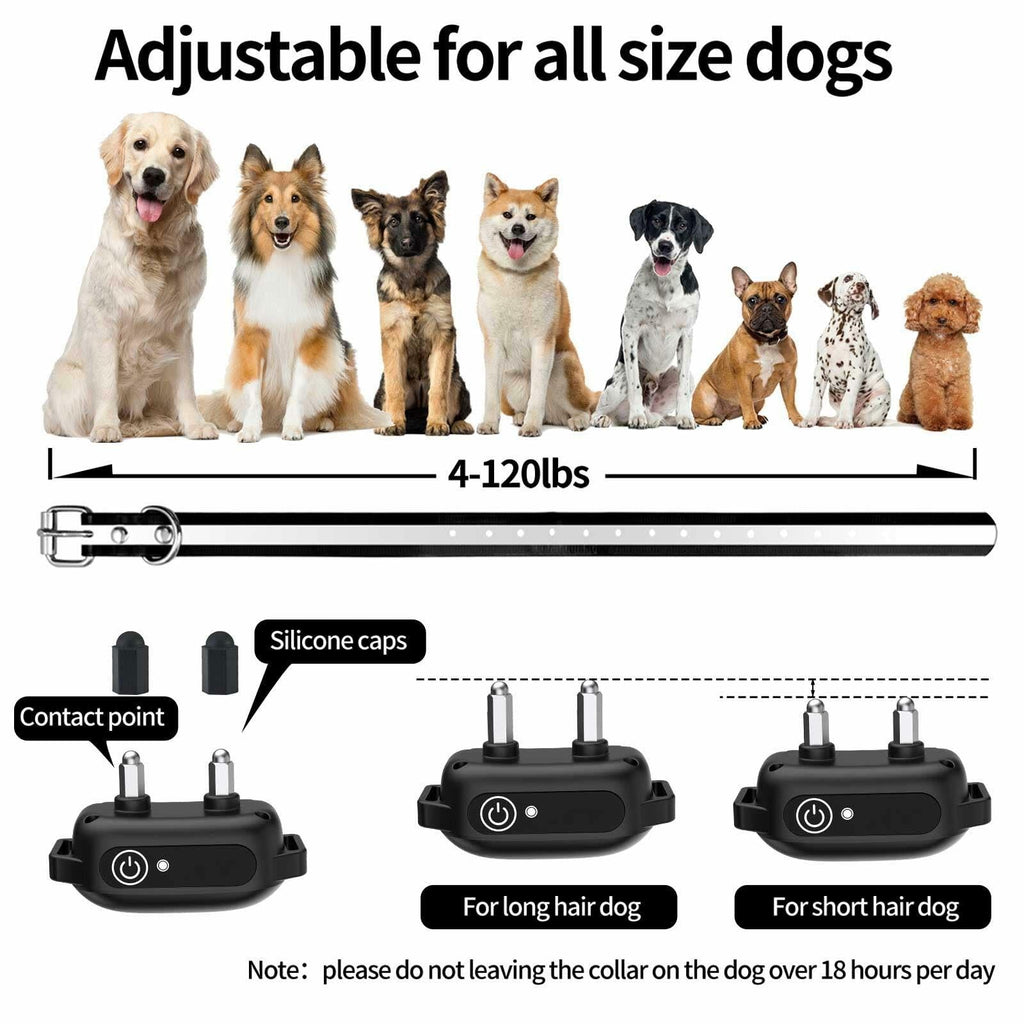 Generic Dog Shock Collar 3280FT Remote IPX8 Waterproof Beep Vibration Shock