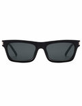 Appassal Retro Rectangular Sunglasses Unisex Black/Dark Gray AP3752 Open Box