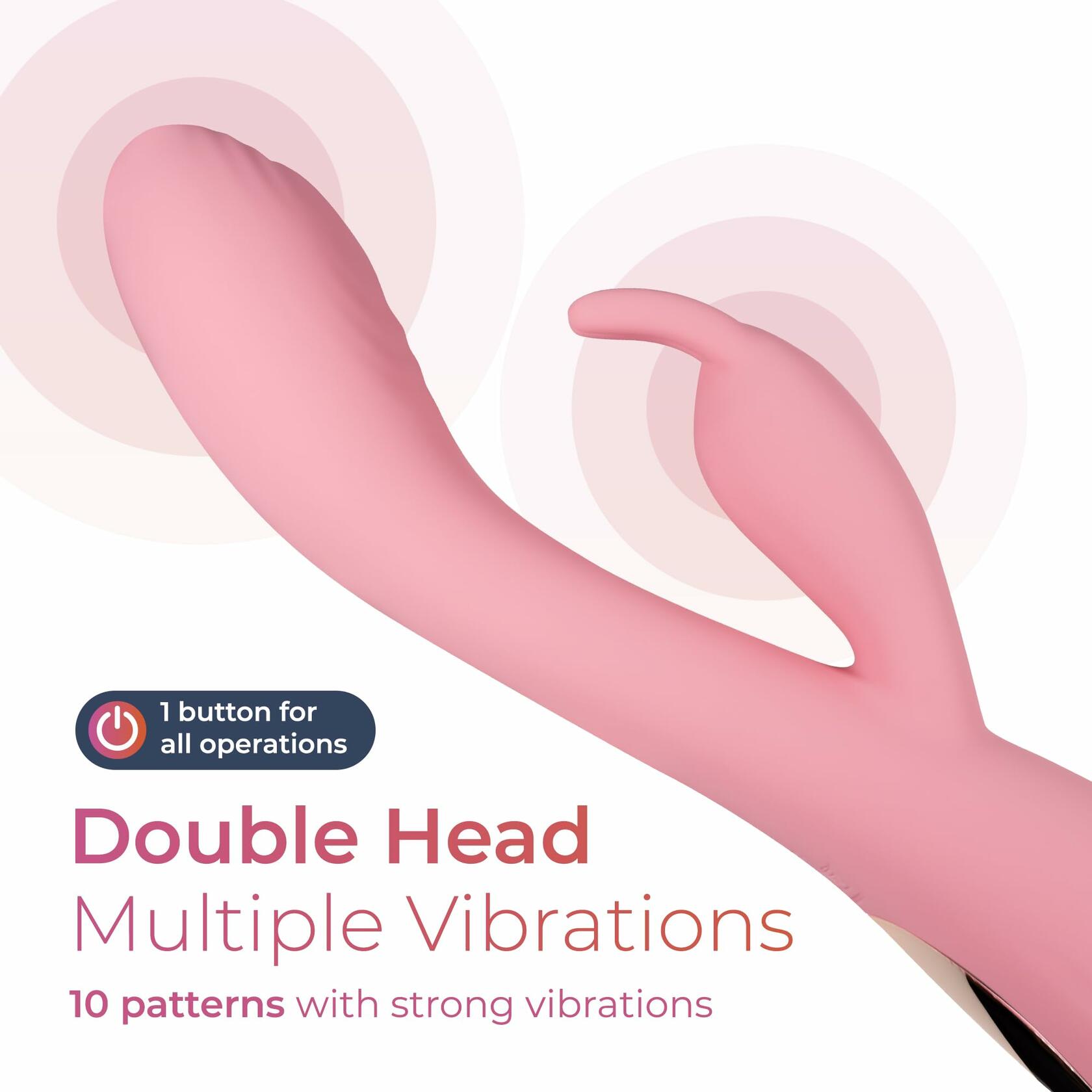 Yarosi Rabbitt Vibrator Gspot Clit Stimulator 7.8in Long 1.2in Wide