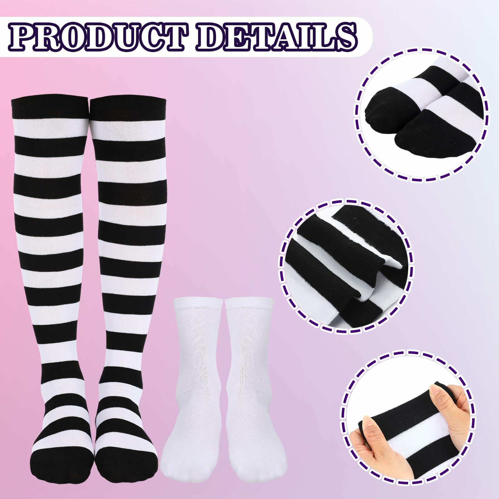 Yearntown 9 Pcs Halloween Women Clown Costume Accessories Multicolor One Size
