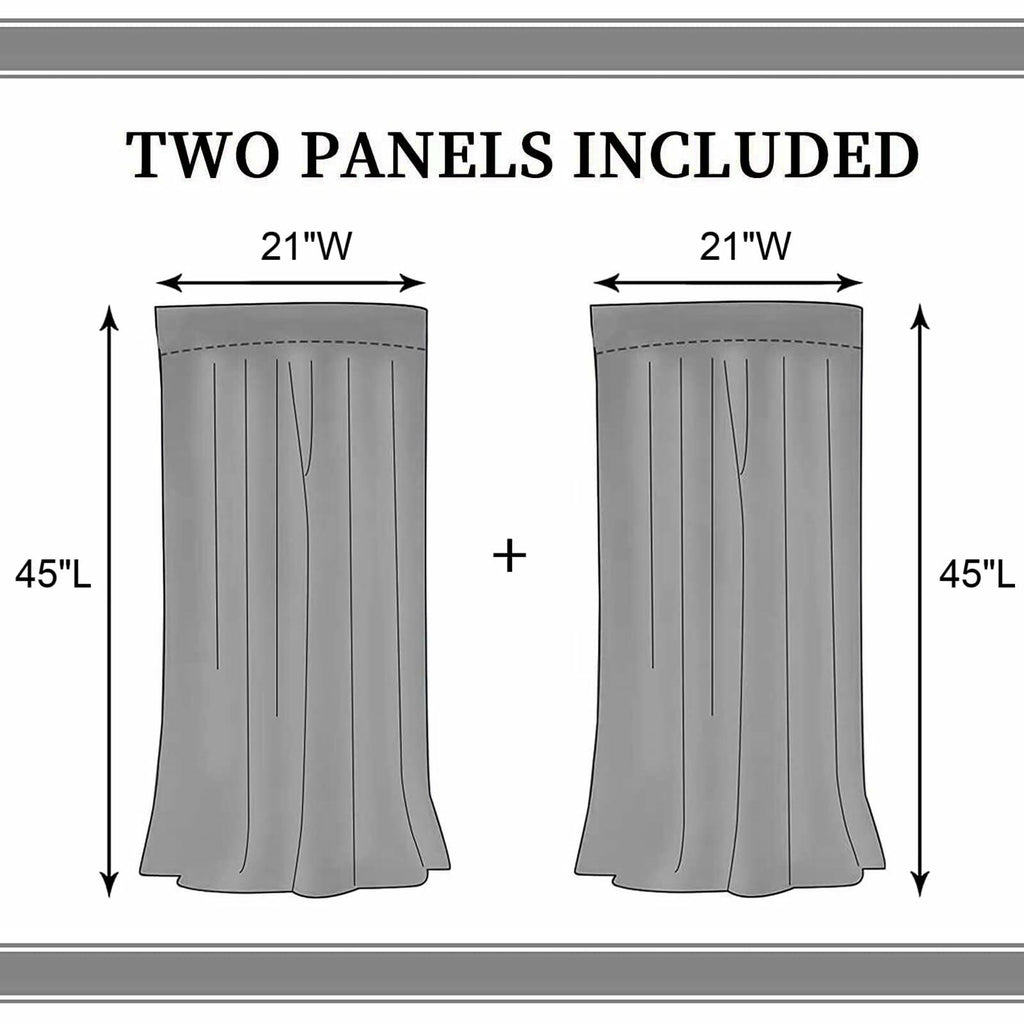 TKUYO Christmas Curtains Red White Snowflakes 2 Panels 42x45 Inch