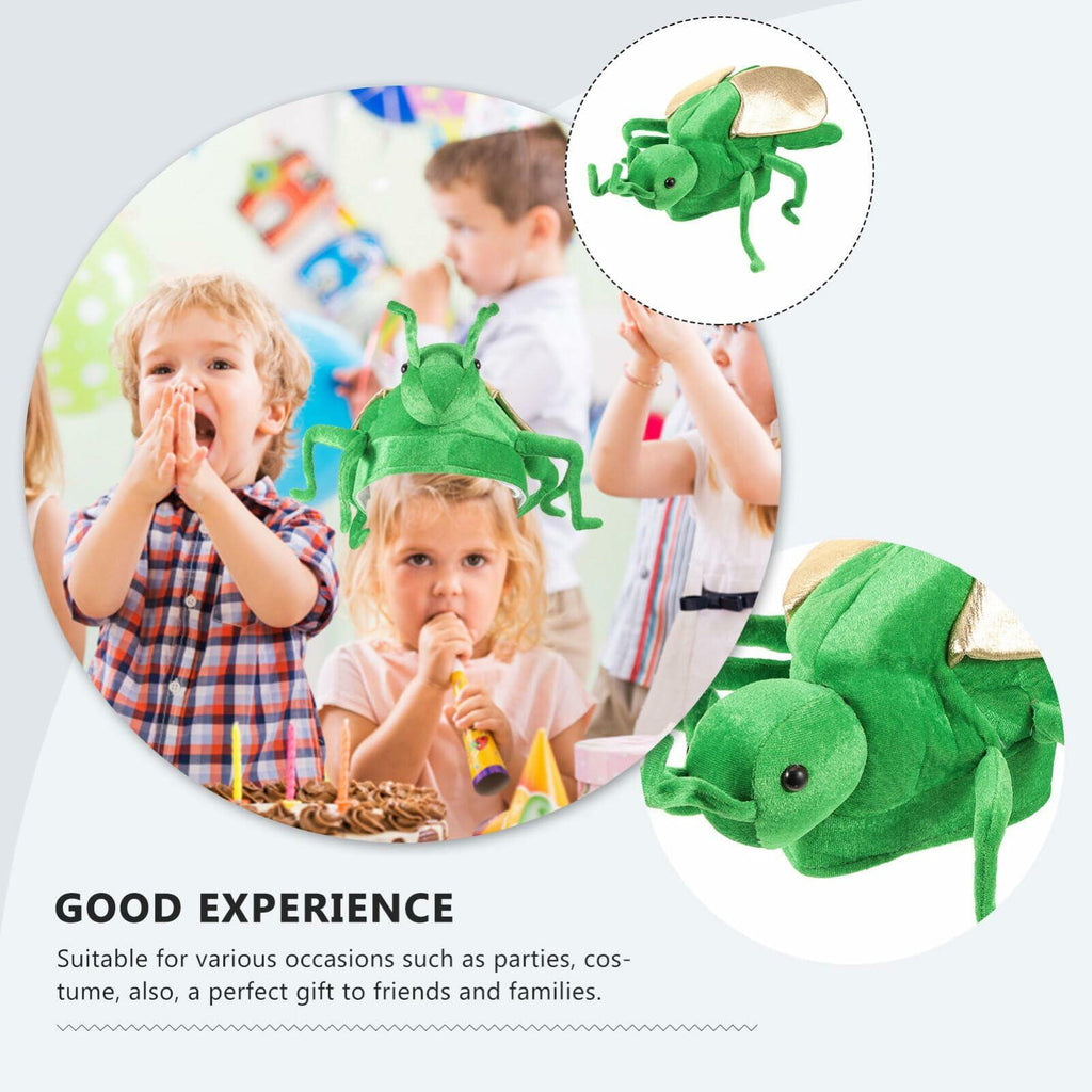 IMIKEYA Green Animal Costume Cartoon Hat Headwear 13x6x6 Inches Size 33x16cm