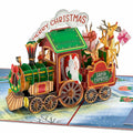 POPWOW Christmas Tree 3D Pop Up Card 5x7 with Envelope & Message Note
