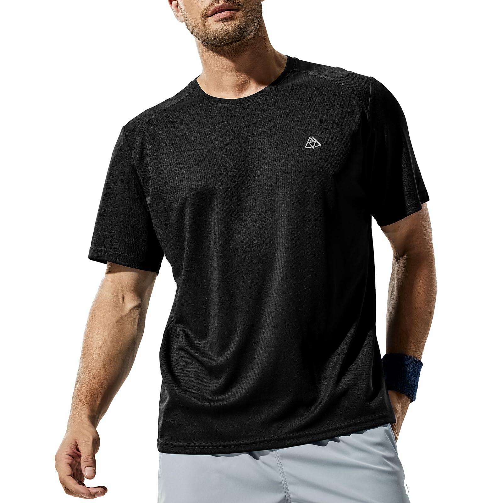 Haimont Men's Quick Dry Active Gym T-Shirt Army Green Size M