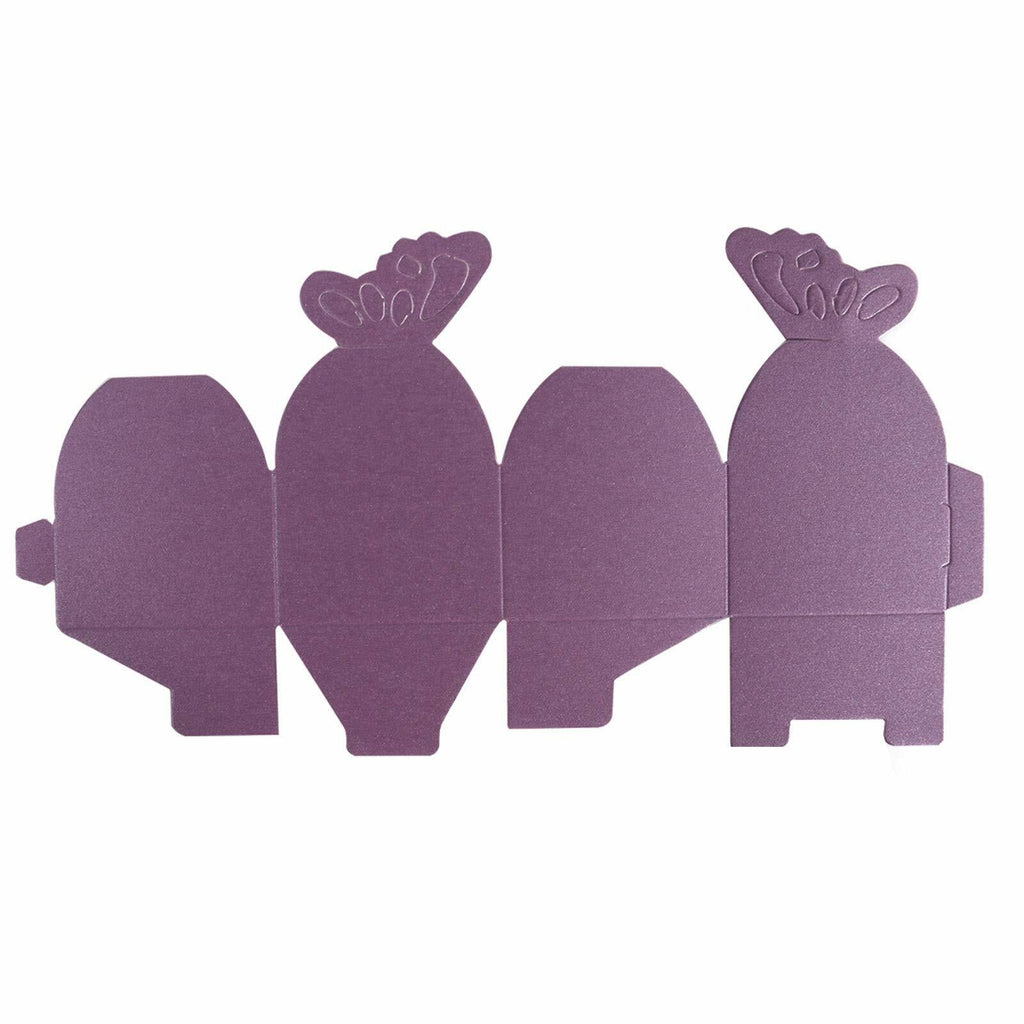 Kslong 50pcs Purple Butterfly Favor Boxes Small Gift Party Decoration